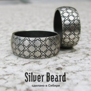 Парные кольца из серебра 