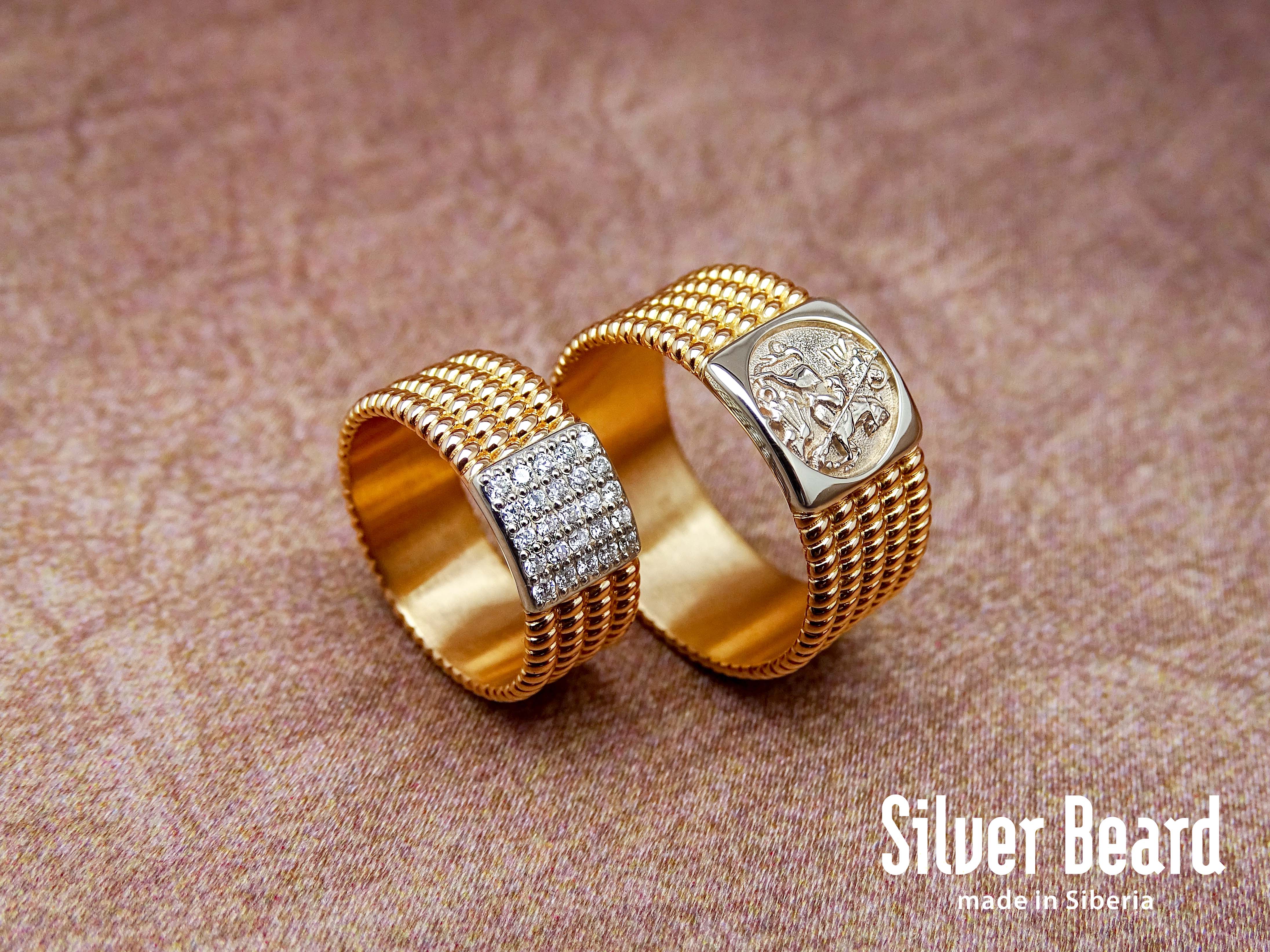 Оригинальные обручальные кольца | Silver Beard